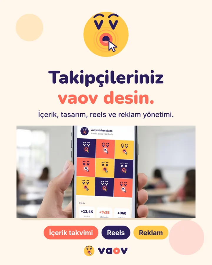 Sosyal medya yönetimi gönderisi